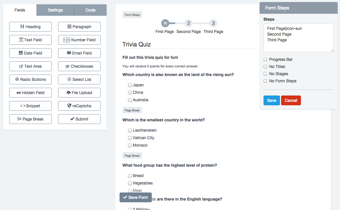  Checklists - Checklist Builder - Checklist Steps