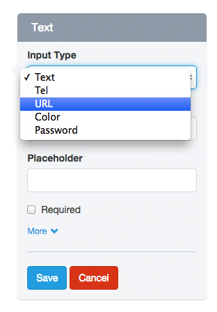  Checklists - Checklist Builder - Input Type