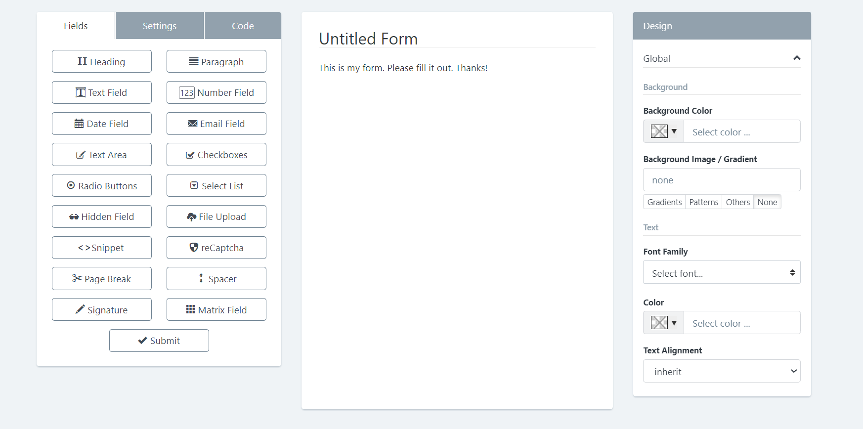  Checklists - Checklist Builder - User Interface
