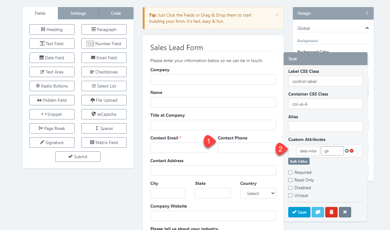 Easy checklists - UI Widgets - How to configure a UI Widget