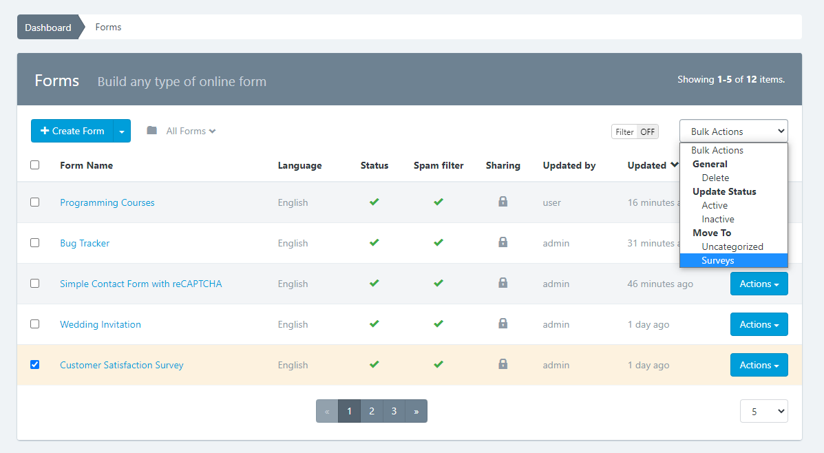 Easy checklists - Move checklists into a Folder