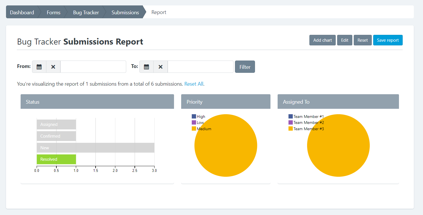 Report Builder - Interacting with the report
